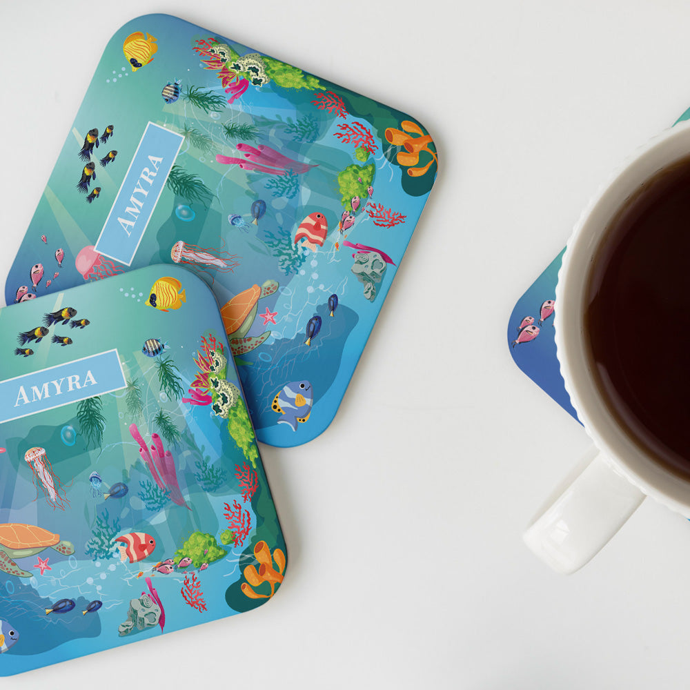 Ocean Bed Coasters (kids)