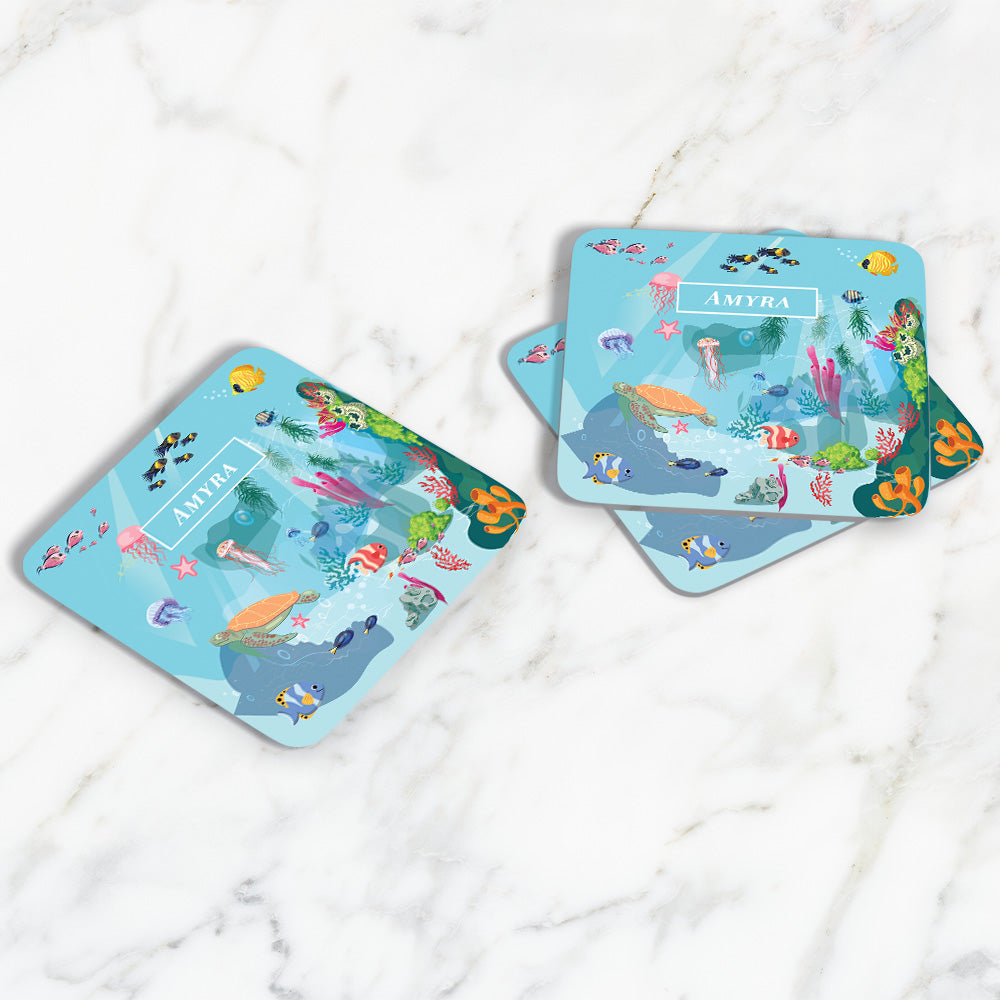 Ocean Bed Coasters (kids)