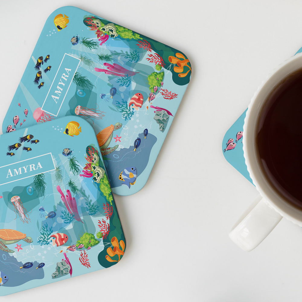 Ocean Bed Coasters (kids)