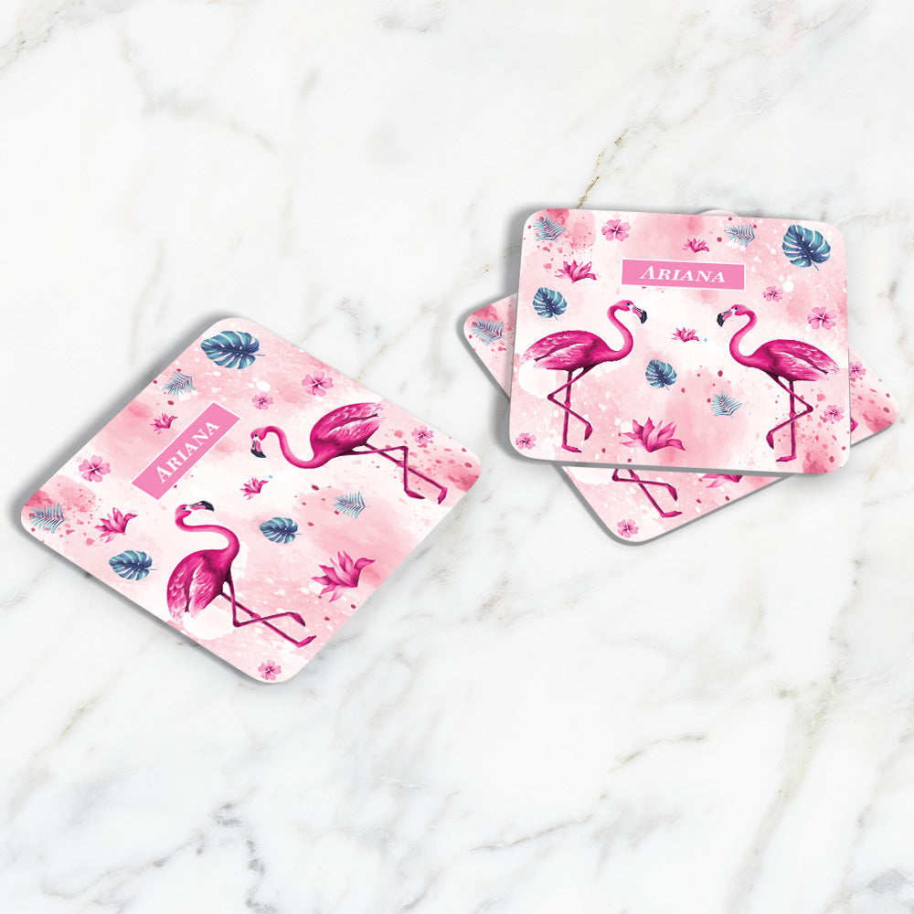 Flamingo Fiesta Coasters (kids)