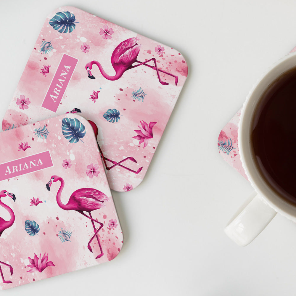 Flamingo Fiesta Coasters (kids)