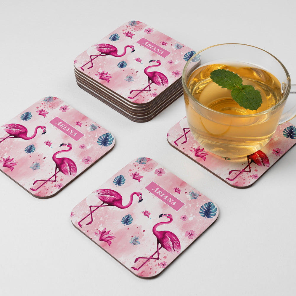 Flamingo Fiesta Coasters (kids)