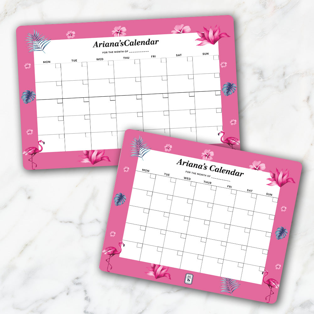 Flamingo Fiesta Kids Calendar