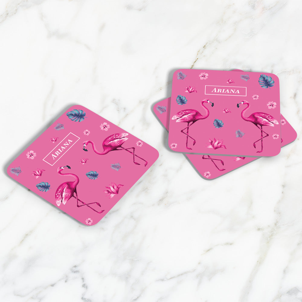 Flamingo Fiesta Coasters (kids)