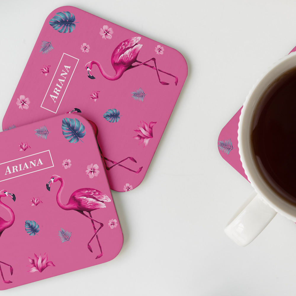 Flamingo Fiesta Coasters (kids)