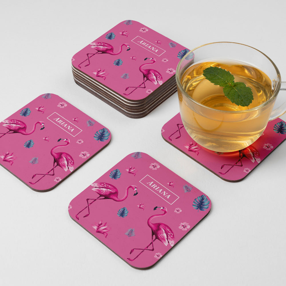 Flamingo Fiesta Coasters (kids)