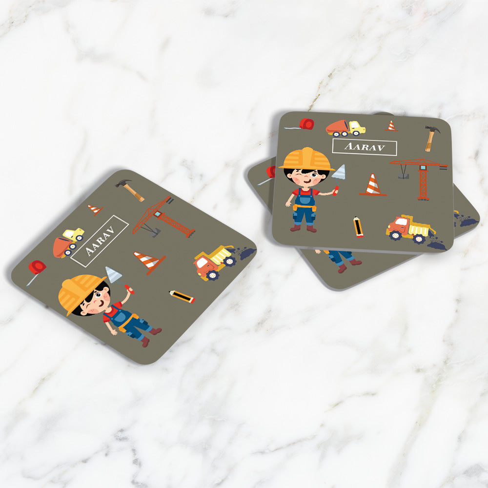 Little Builder Coasters (kids)