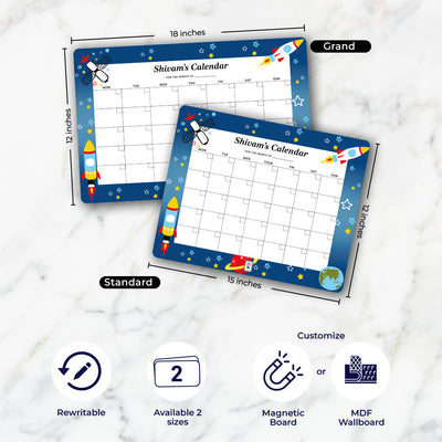 Space Satellites Calendar