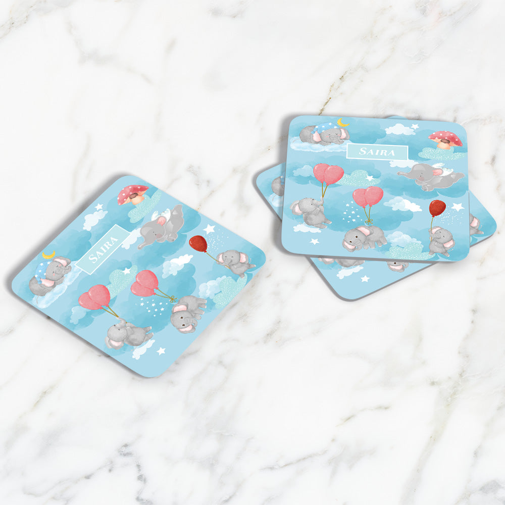 Red Balloon Ellie Coasters (kids)