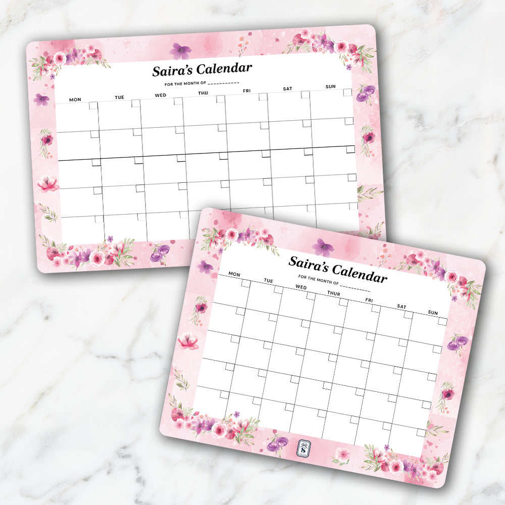 Floral Fiesta Kids Calendar