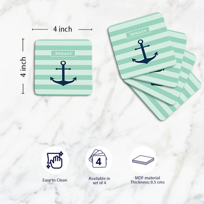 Nautical Anchor Coasters
