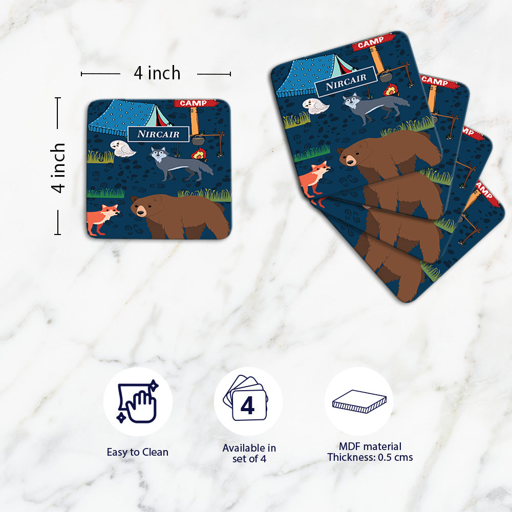 Camp Life Coasters (kids)