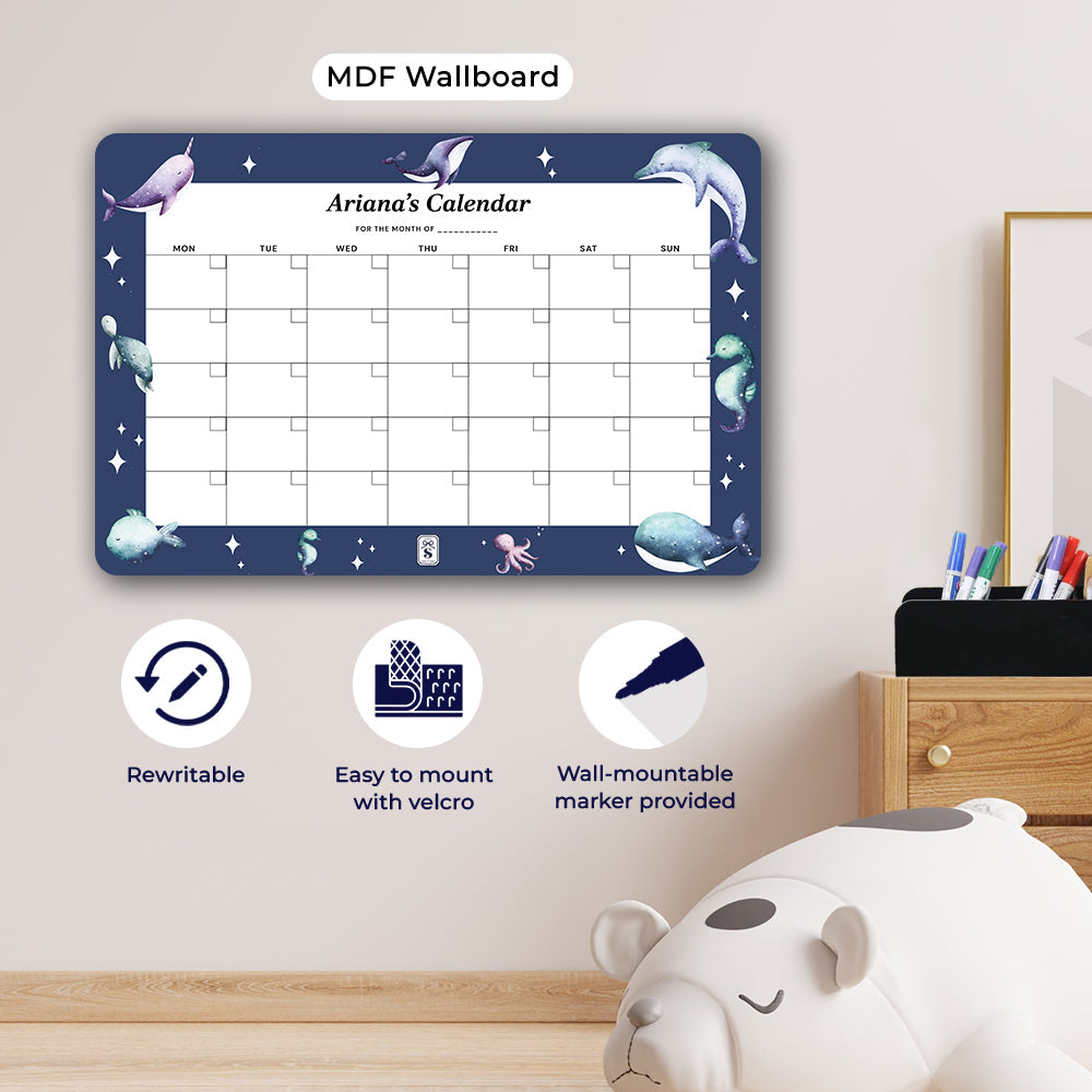 Midnight Ocean Kids Calendar