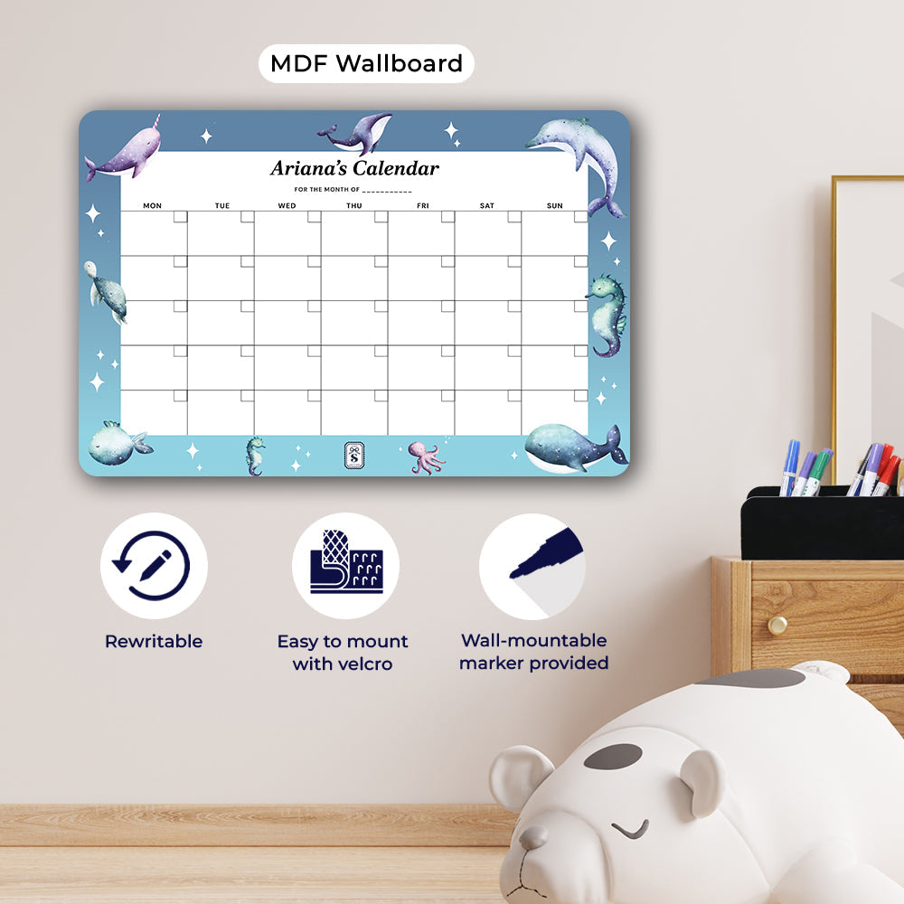 Midnight Ocean Kids Calendar