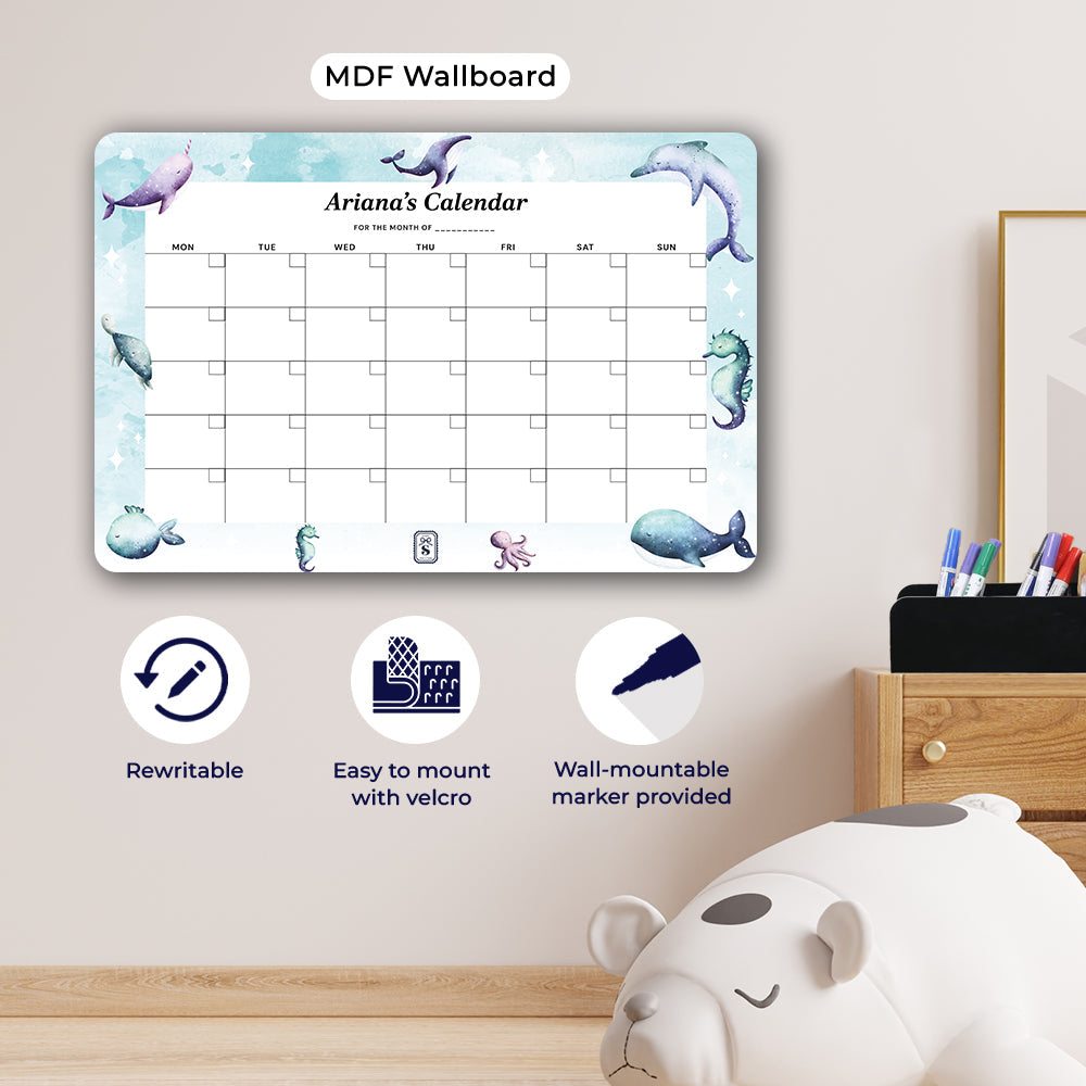 Midnight Ocean Kids Calendar