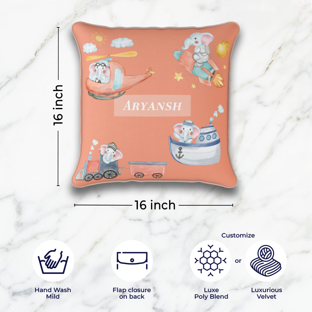 Captain Ellie Cushion Cover (kids)