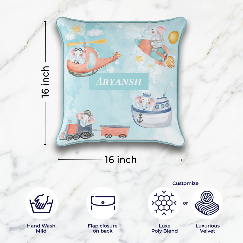 Captain Ellie Cushion Cover (kids)