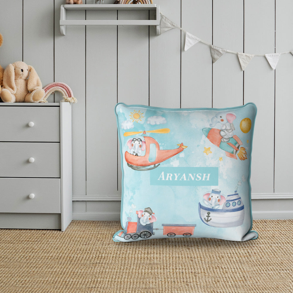 Captain Ellie Cushion Cover (kids)