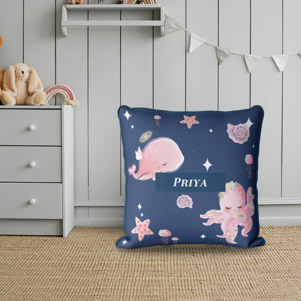 Blushing Underseas Cushion Cover (kids)