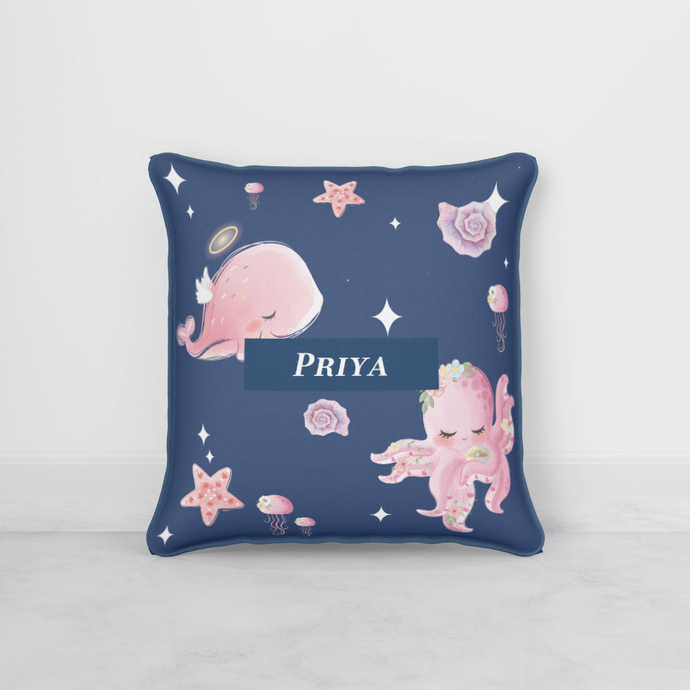 Blushing Underseas Cushion Cover (kids)