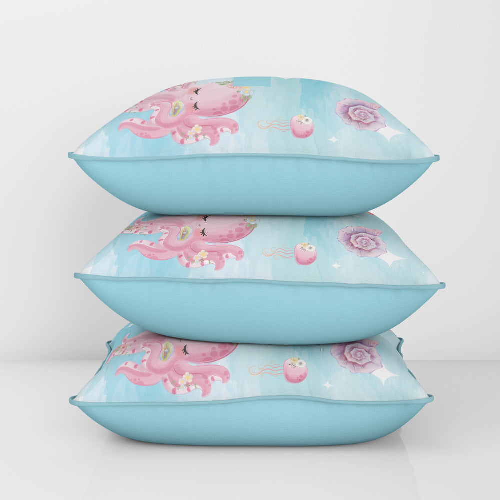 Blushing Underseas Cushion Cover (kids)