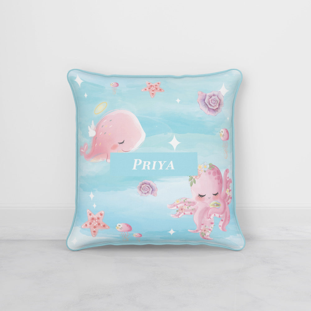 Blushing Underseas Cushion Cover (kids)