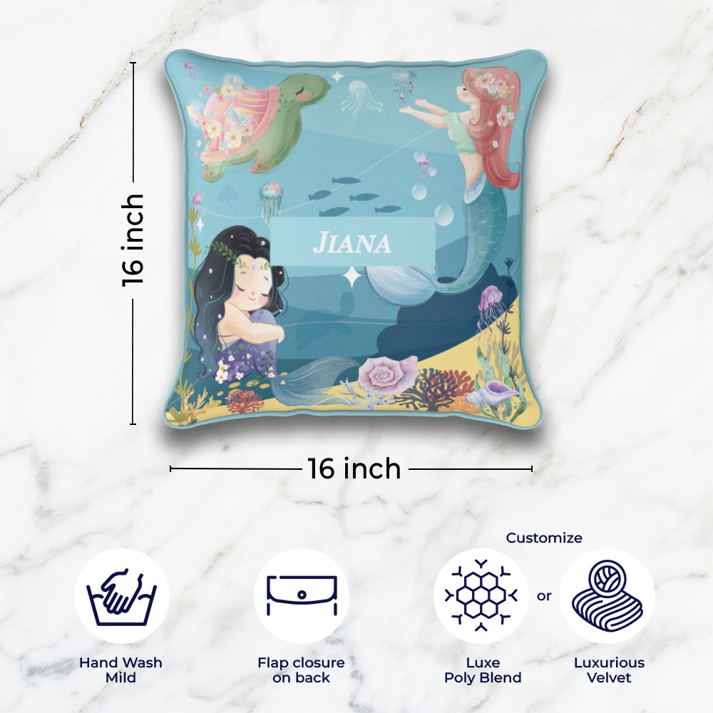 Mermaid Magic Cushion Cover (kids)