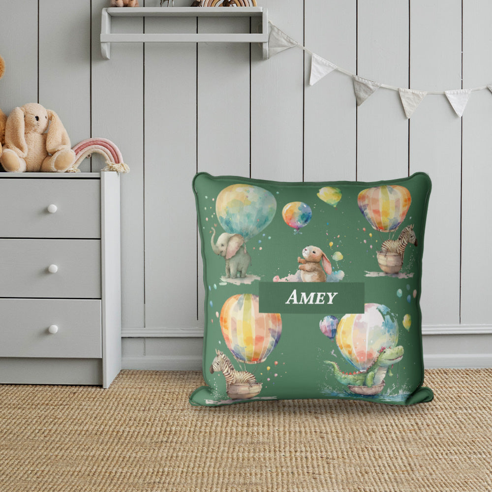 Balloon Safari Cushion Cover (kids)