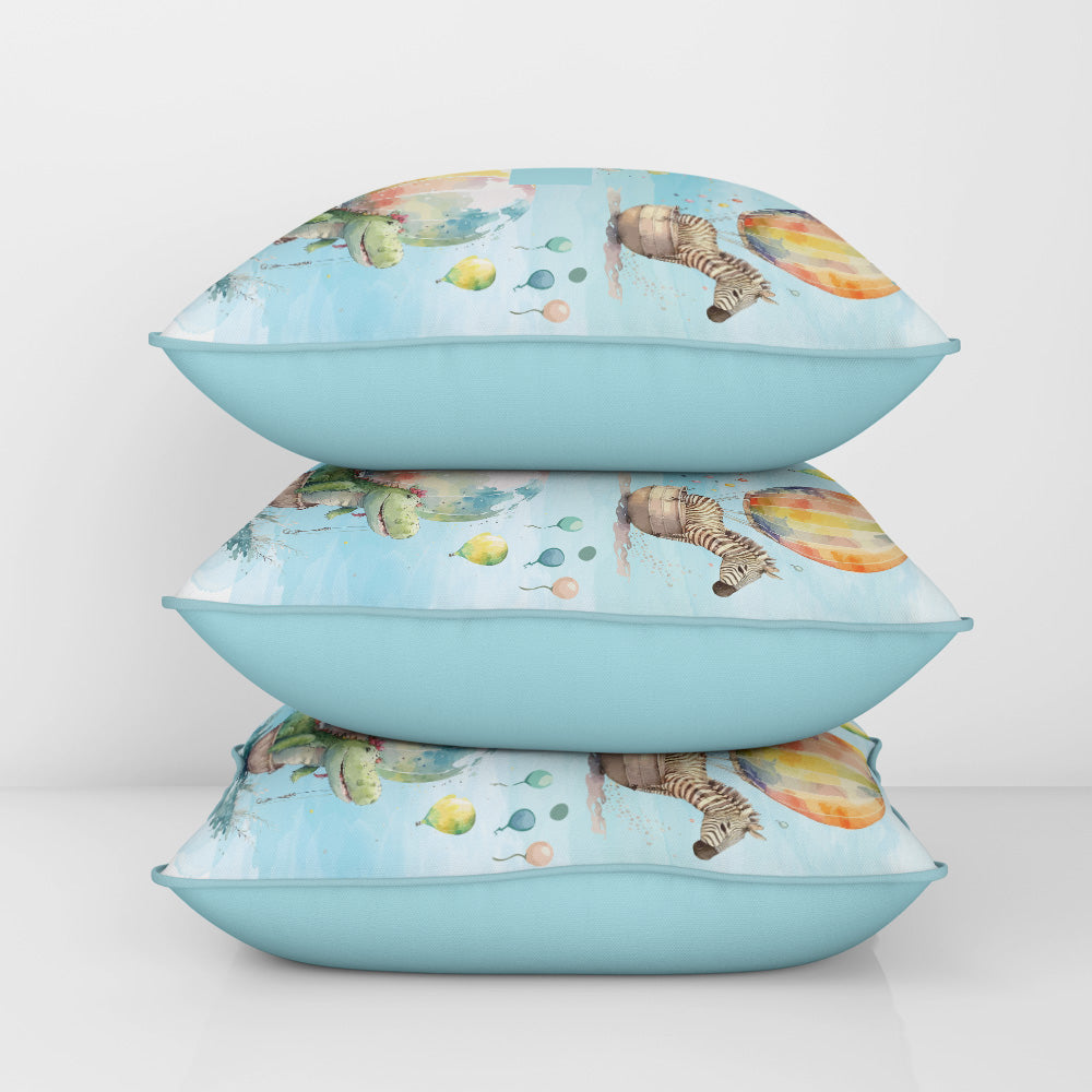 Balloon Safari Cushion Cover (kids)