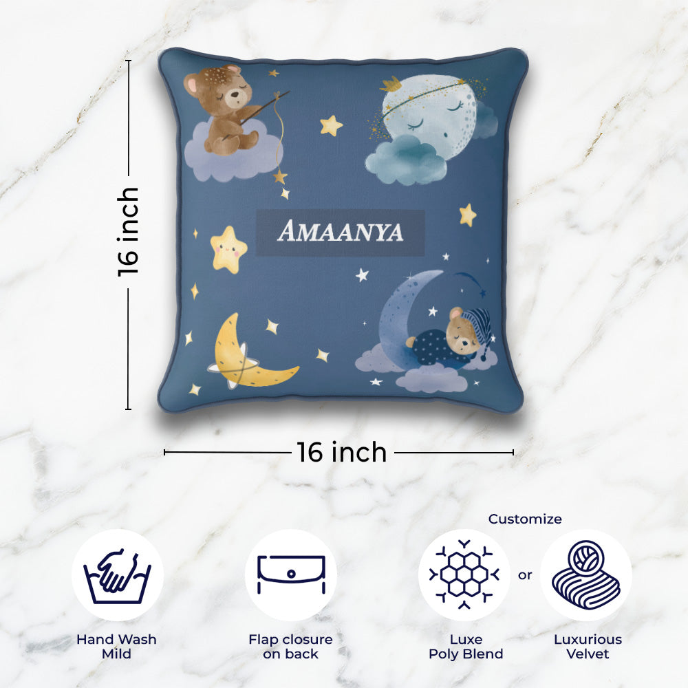 Moonlight Snuggles Cushion Cover (kids)