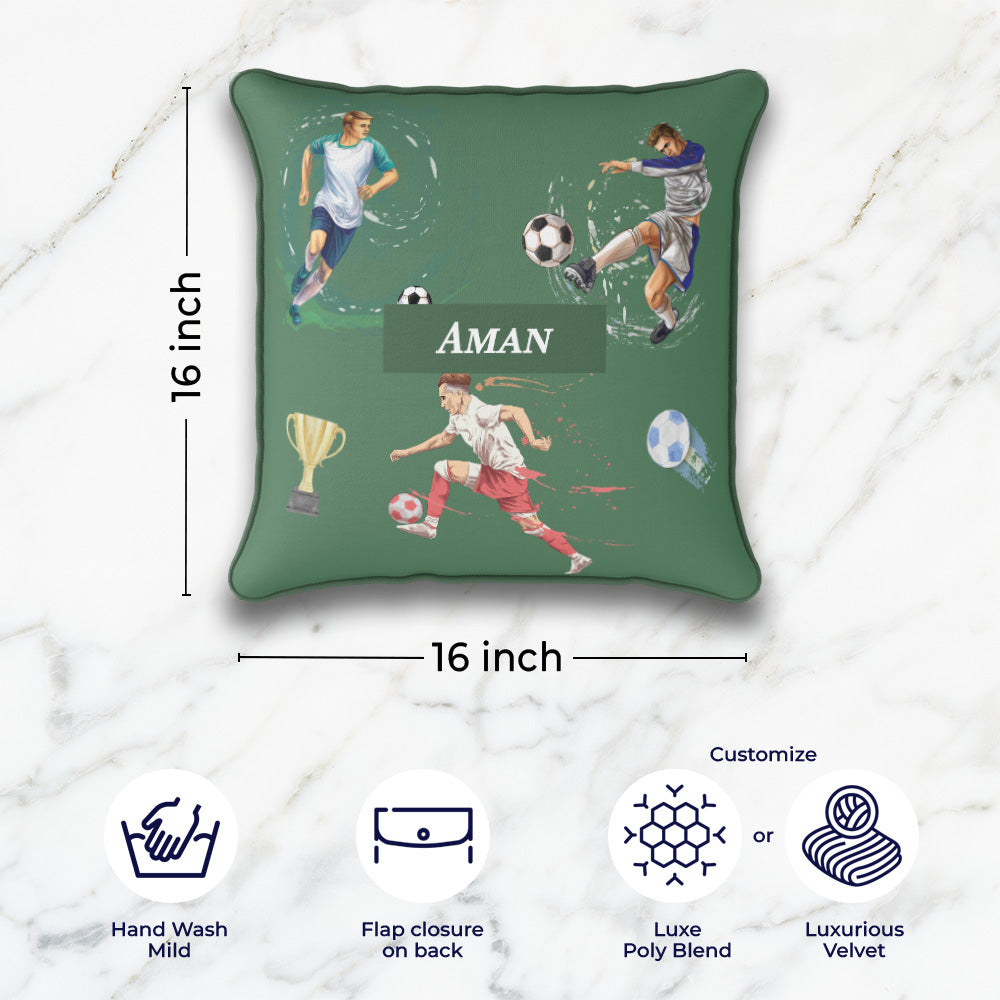 Football Fever Cushion Cover (kids)