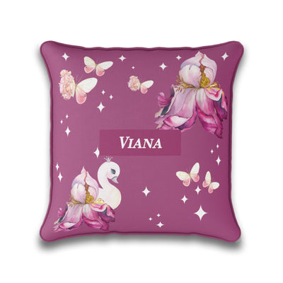 Butterfly Swan Blossom Cushion Cover