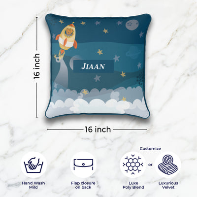 Rocket Bear Cushion Cover