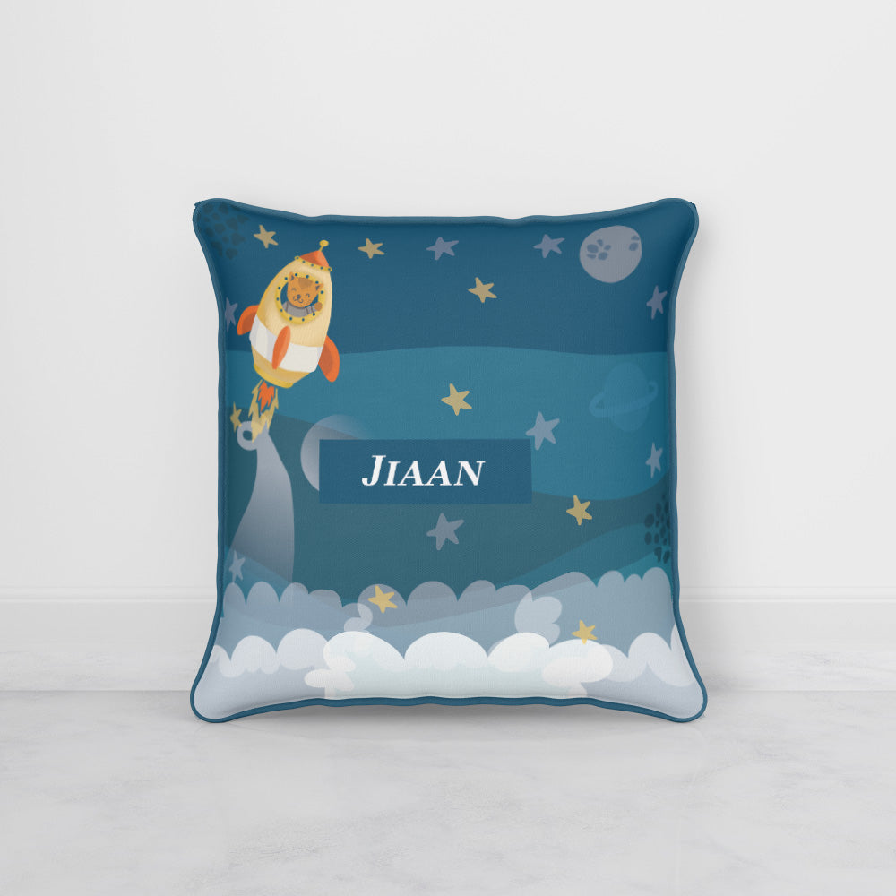 Rocket Bear Cushion Cover (kids)