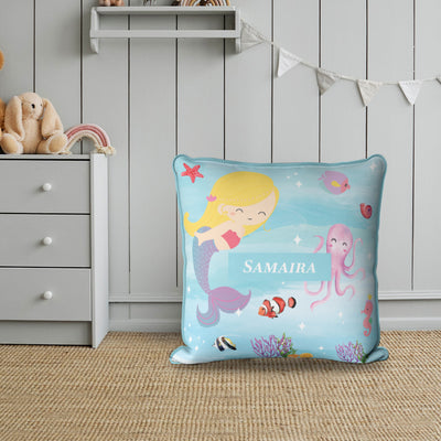 Lil Mermaid Cushion Cover