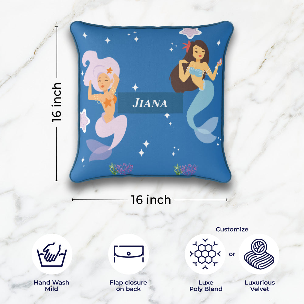 Sassy Mermaid Cushion Cover (kids)