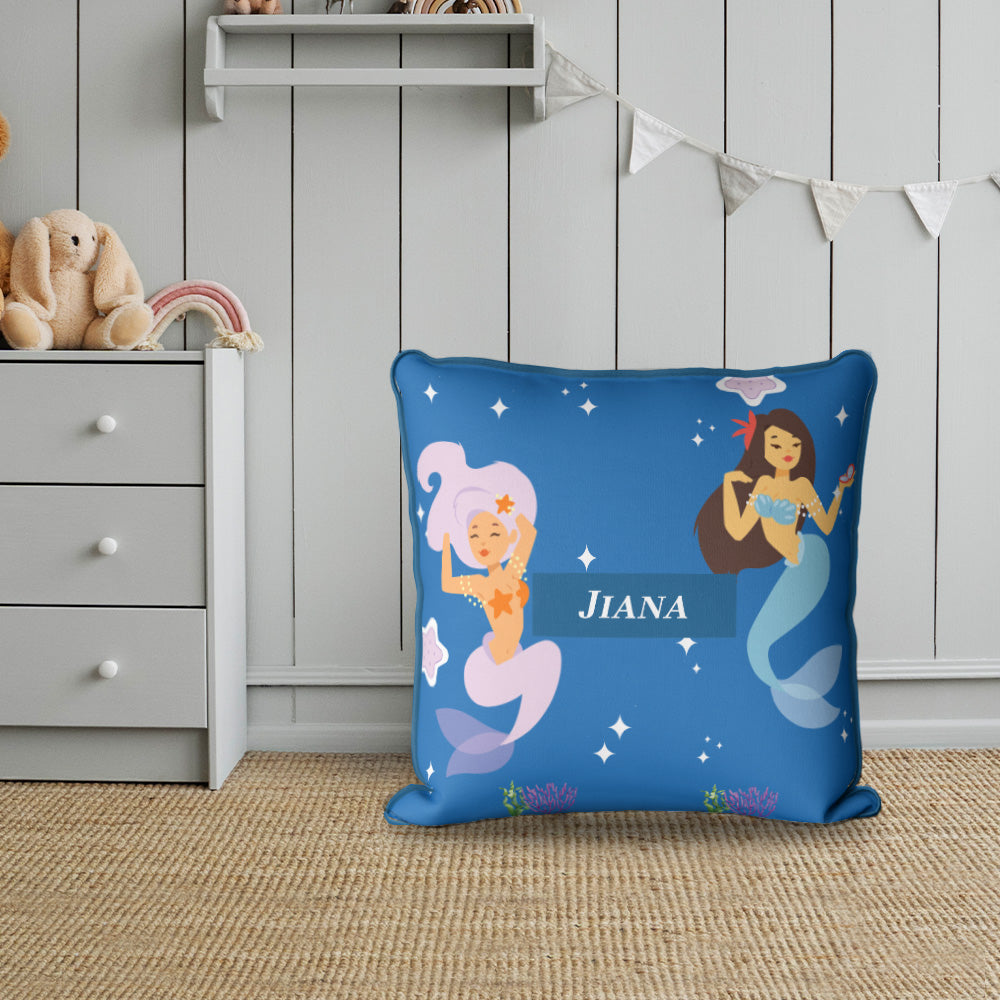 Sassy Mermaid Cushion Cover (kids)