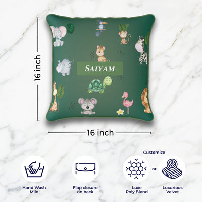 Jungle Friends Cushion Cover