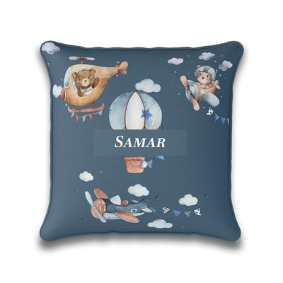 Teddy's Flight Cushion Cover