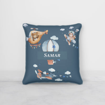 Teddy's Flight Cushion Cover