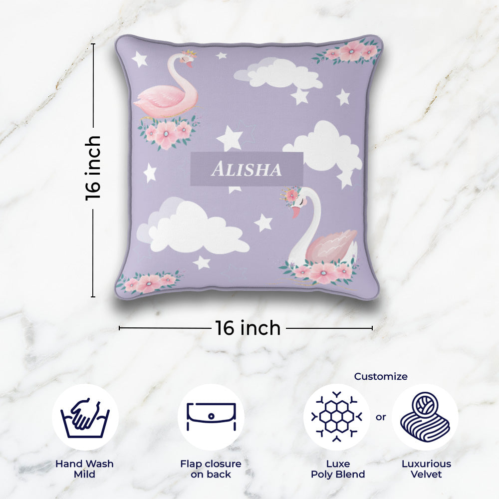 Swan Princess Cushion Cover (kids)