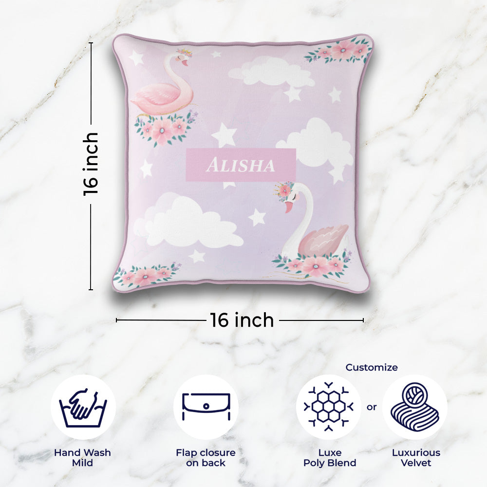 Swan Princess Cushion Cover (kids)