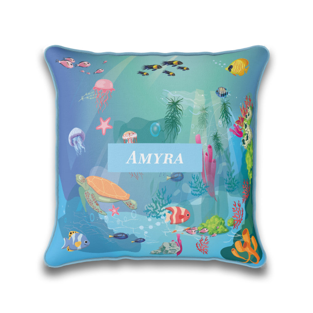 Ocean Bed Cushion Cover (kids)