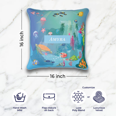 Ocean Bed Cushion Cover