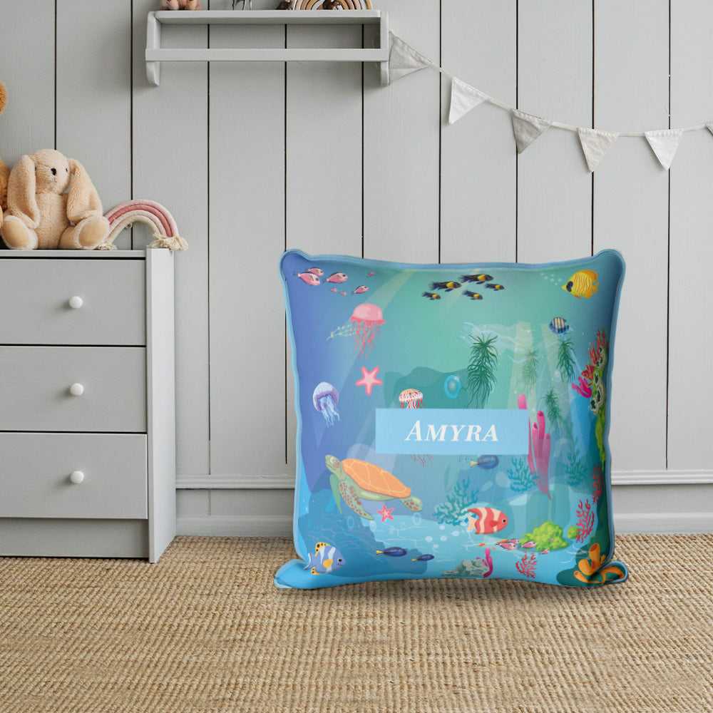 Ocean Bed Cushion Cover (kids)