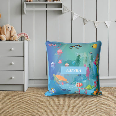 Ocean Bed Cushion Cover