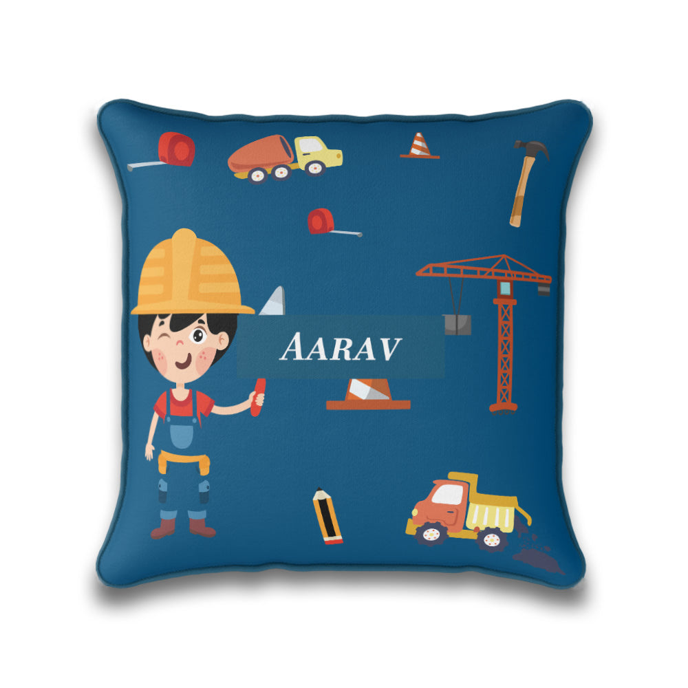 Little Builder Cushion Cover (kids)