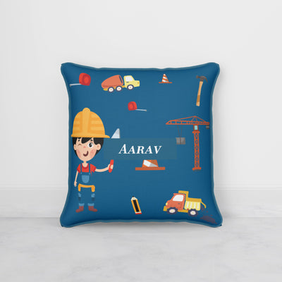 Little Builder Cushion Cover