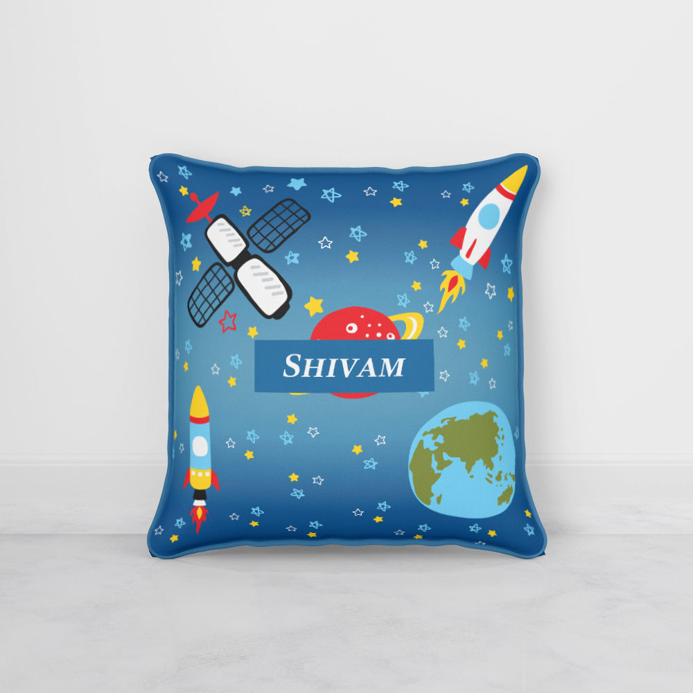 Space Satellites Cushion Cover (kids)