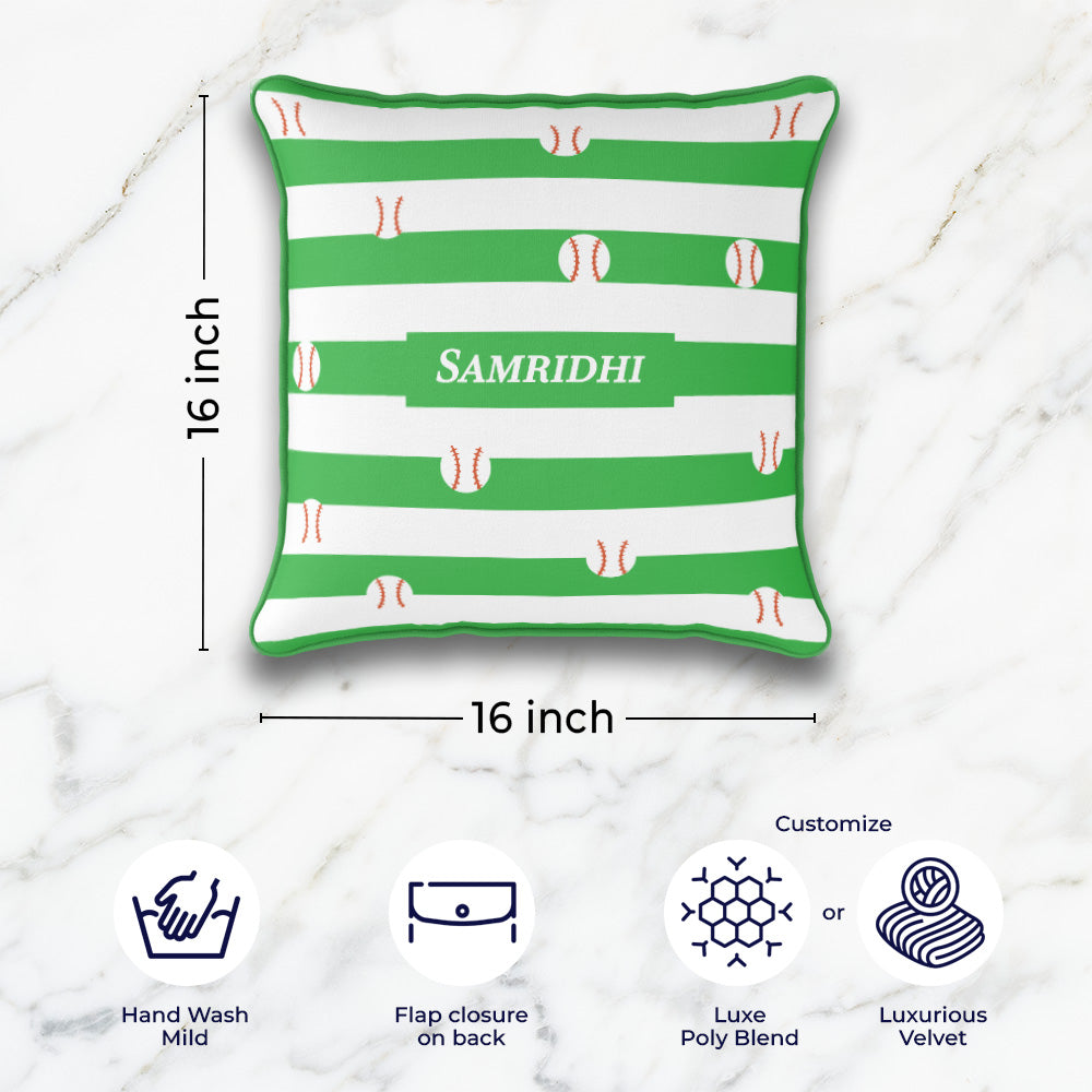 Base Ball Cushion Cover (kids)